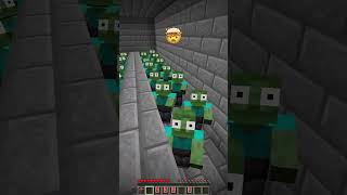 My Cat Found Zombie Base vs Emoji Secret Reaction shorts meme minecraft [upl. by Ahsit]