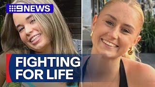 Melbourne teens on life support after suspected methanol poisoning identified  9 News Australia [upl. by Oel605]