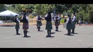 Upland Highland Pipe Band  San Diego Highland Games 2024 [upl. by Oinotnanauj]