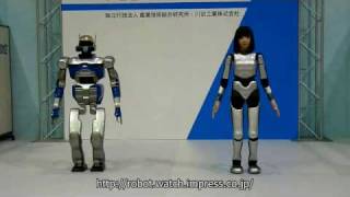 HRP4C amp HRP2 Promet ROBOFES [upl. by Adalia]