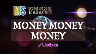 MONEY MONEY MONEY  ABBA KARAOKE [upl. by Eldnar]