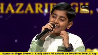 Atharv Bakshi Patta Patta Botta Botta Song  Final Audition  Super Star Singer Season 3 [upl. by Mainis]