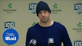 Aaron Rodgers talks about being frustrated before coach is fired [upl. by Lyram]