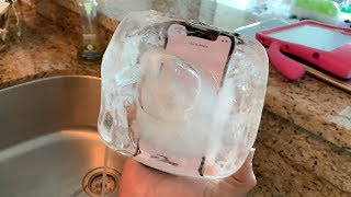 iPhone XS FREEZE Test  How True Is The IP68 Rating [upl. by Battista943]