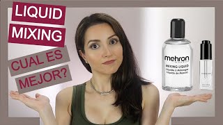 Inglot Duraline VS Mehron Liquid Mixing  Liquidos Mezcladores [upl. by Ainessej]