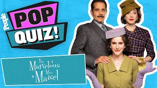 The ‘Marvelous Mrs Maisel’ Cast Critiques Each Other’s Decorating Styles  PEOPLE Pop Quiz  PEOPLE [upl. by Sheley840]