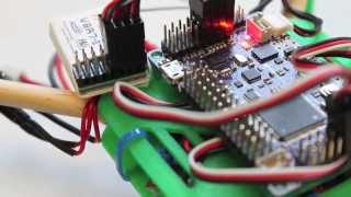 APM 25 and ArduCopter 301 Loiter Setup and Backyard Test w DIY Mini Quadcopter [upl. by Hajidak692]