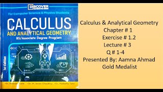 Calculus amp Analytical Geometry  Ex 12  Q 14  Graphical Representation of Complex Numbers [upl. by Elletnwahs]