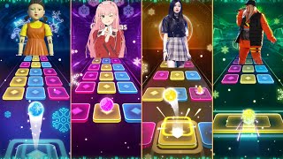 Red light green light 2 phut hon Zero two Blackpink Dance Monkey Color Hop 3D [upl. by Ahsot]