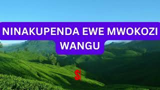 Ninakupenda Ewe Mwokozi Wangu  P F Mwarabu  Lyrics video [upl. by Eixor]