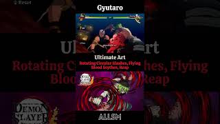 Gyutaro Rotating Circular Slashes Flying Blood Scythes Reap Kimetsu no Yaiba The Hinokami Chronicl [upl. by Learsiy]