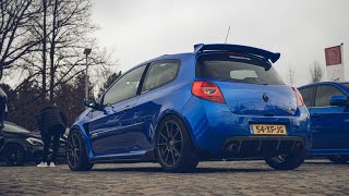 Clio 3 RS custom exhaust sound loud [upl. by Hu]