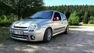 Renault Clio 2 RS 20 16v  Miltek Exhaust  Pure sound  Onboard [upl. by Norrehs]