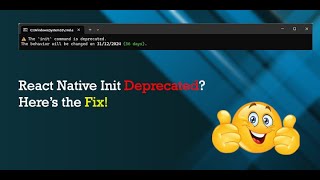 React Native Init Command Deprecated Heres How to Get Started Now in TAMIL  RelaxWithRk [upl. by Asilrac209]