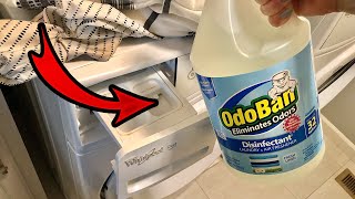 OdoBan Laundry 💥 How to Use OdoBan in Washer Best Fabric Softener Alternativeeven vinegar [upl. by Albina410]