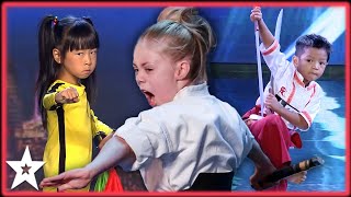 Karate Kids AWESOME Martial Arts Auditions From the World of Got Talent [upl. by Werdnael811]