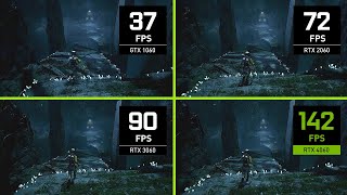 GeForce RTX 4060  Ray Tracing Performance vs RTX 3060 RTX 2060 and GTX 1060 [upl. by Olimreh]