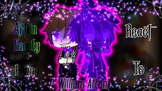 Afton Family  Henry React to William Afton  Part 1 [upl. by Nylaret]