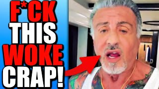 Watch Sylvester Stallone DESTROY Woke Insanity in EPIC VIDEO  Hollywood Goes CRAZY [upl. by Mauretta758]