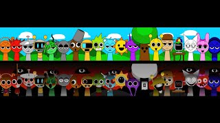 Incredibox Sprunki  All character together New Mod [upl. by Shiverick]