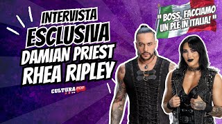 Intervista a Rhea Ripley e Damian Priest quotUn PLE in Italia Triple H facciamoloquot [upl. by Jack]