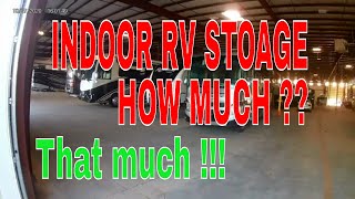 Indoor RV storage  How much Where [upl. by Etnahsa]