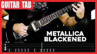 【METALLICA】 Blackened  cover by Dotti Brothers  LESSON  GUITAR TAB [upl. by Laina15]