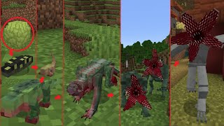 NEW Demogorgon Life Cycle in Minecraft  Addon Mod Showcase  SlothBuddys Terrors Addon [upl. by Jepum668]