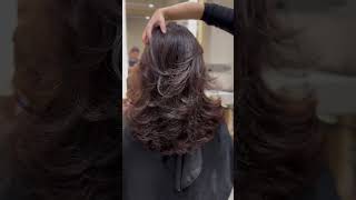 Short length with full layers ✂️ hair fyp hairstyle beauty fypyoutube haircut haircare [upl. by Frost]