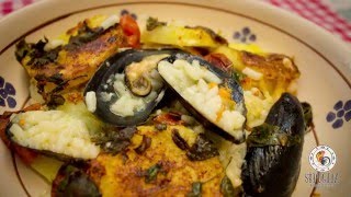 Ricetta  Tiella di patate riso e cozze alla barese [upl. by Anastice]