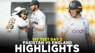 Full Highlights  Pakistan vs England  1st Test Day 2 2024  PCB  M3G1K [upl. by Modeerf]