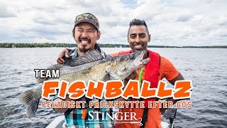 Pelagiskt Prickskytte efter Gös med Team Fish BallZ [upl. by Enelrad902]