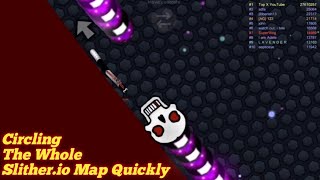 I CIRCLED THE WHOLE SLITHERIO LOBBY  circling the whole slitherio map Epic GamePlay Part 3 [upl. by Stu]