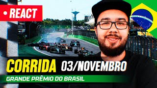 F1 REACT AO VIVO  GP DO BRASIL DE 2024 [upl. by Imeka]