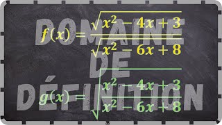 Domaine de définition dune fonction  2 exercices TRES IMPORTANT  BAC [upl. by Atinuhs]