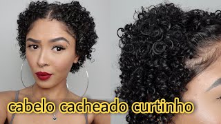 COMO FINALIZAR O CABELO CACHEADO CURTO  MINHA FINALIZAÇÃO ATUALIZADA  CACHOS 3B [upl. by Erait]