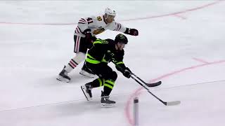 Stars Score 8 Against Blackhawks on New Years Eve 2023 [upl. by Erdnaid348]