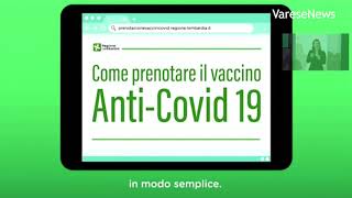 Coronavirus come si prenota l’appuntamento per la vaccinazione antiCovid in Lombardia [upl. by Folly]