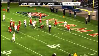 Central Catholic RB Ray Vega 10 Yard TD Run [upl. by Christiano]