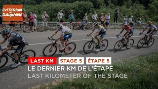 Last KM  Stage 5  Dauphiné 2023 [upl. by Anett]