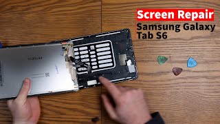 Quick Fix Repairing Samsung Galaxy Tab S6 SMP619 Screen [upl. by Onitrof]