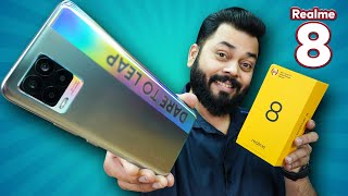 realme 8 Unboxing And First Impressions ⚡ 64quot AMOLED Screen 64MP Camera Helio G95 amp More [upl. by Winser593]