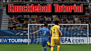 Perfecting the Knuckleball Move in PES Ppsspp Knuckleball Tutorial [upl. by Laro]