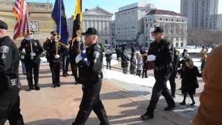 1200 attend Pittsburgh police dog Roccos funeral [upl. by Hofstetter]