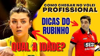 COMO SER UM JOGADOR DE VÔLEI PROFISSIONAL  RUBINHO RESPONDEU  VOLEIBOL [upl. by Imekawulo]