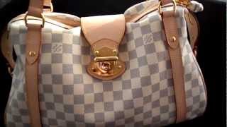 Louis Vuitton Stresa PM bag review Damier Azur [upl. by Gustavo]