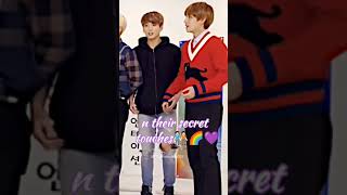 taekook n their secret touches 🧑🏻‍🤝‍🧑🏻🌈💜btsjungkook taehyung taekookforever jkv youtubeshorts [upl. by Suixela]