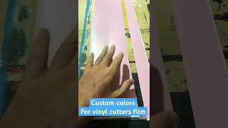 Custom colors for Oracal vinyl used for vinyl cutter vinylcutter oracal orafol vinylcutter [upl. by Dwinnell]