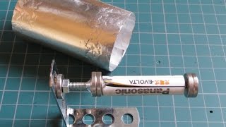 Homopolar Motor Ⅲcylinder type 円筒型単極モーターⅢ [upl. by Noxas]