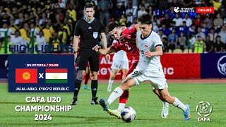 HIGHLIGHTS  Kyrgyzstan  Tajikistan  CAFA U20 CHAMPIONSHIP 2024 [upl. by Lyndsey]